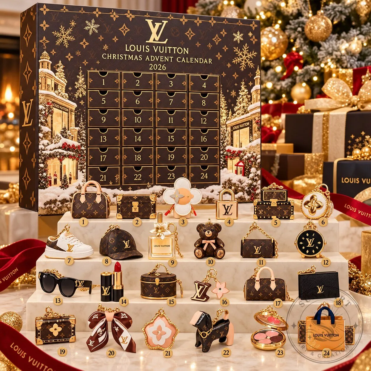 Louis Vuitton Luxury Advent Calendar 2026 - 24 Charms Collective